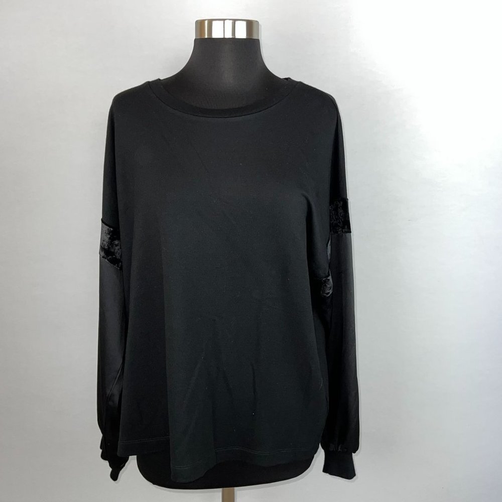 Grey State Elena Pullover Velvet L/S Womans Shirt NWT